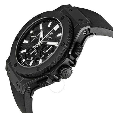 hublot big bang chronograph automatic carbon fiber dial men& 39|Hublot big bang chronograph.